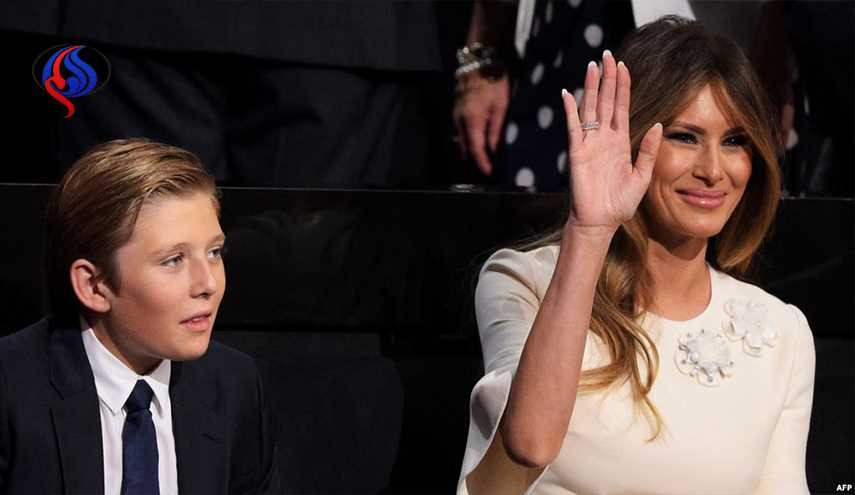 ميلانيا ترامب وابنها بارون إلى البيت الأبيض!