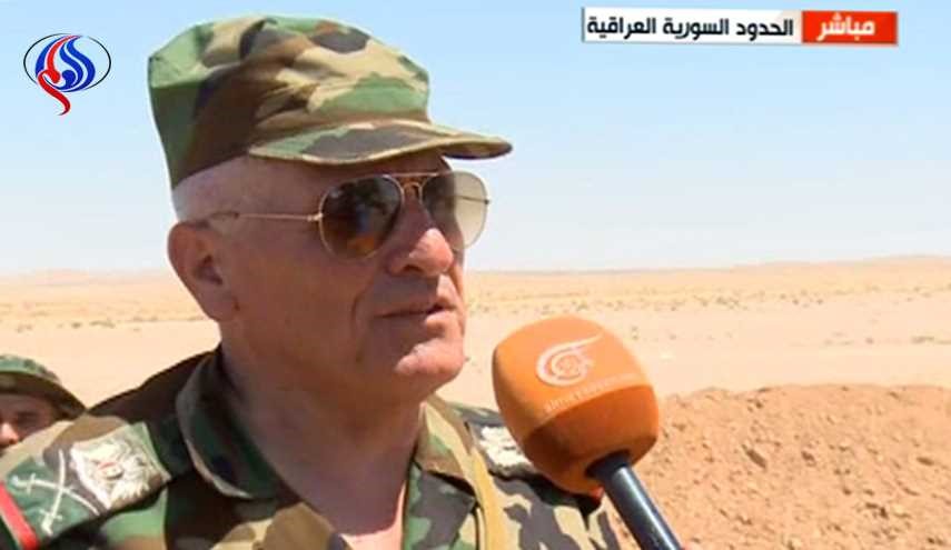 قائد الميدان السوري: الجيش السوري وصل الى 600 متر عن الحدود العراقية السورية