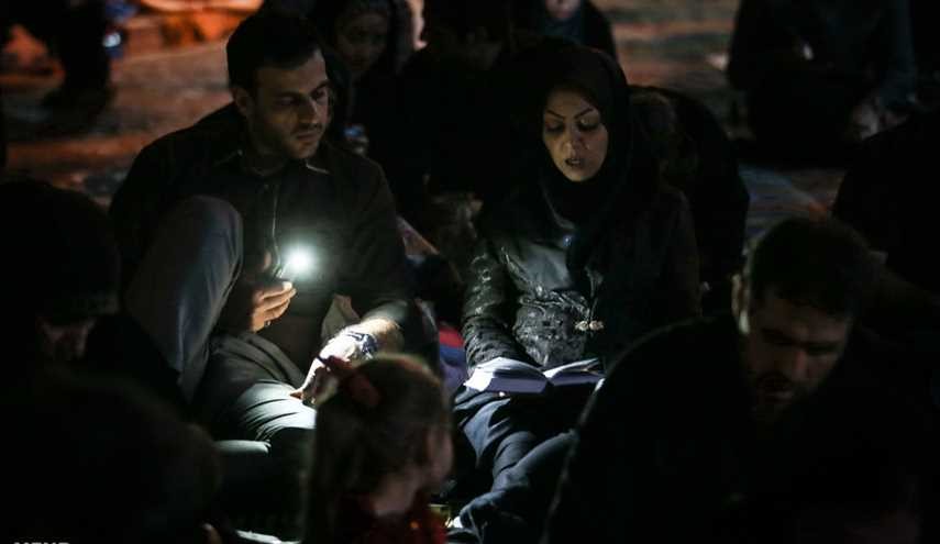 مراسم احياء الليلة التاسعة عشر من رمضان في مسجد ارك بطهران
