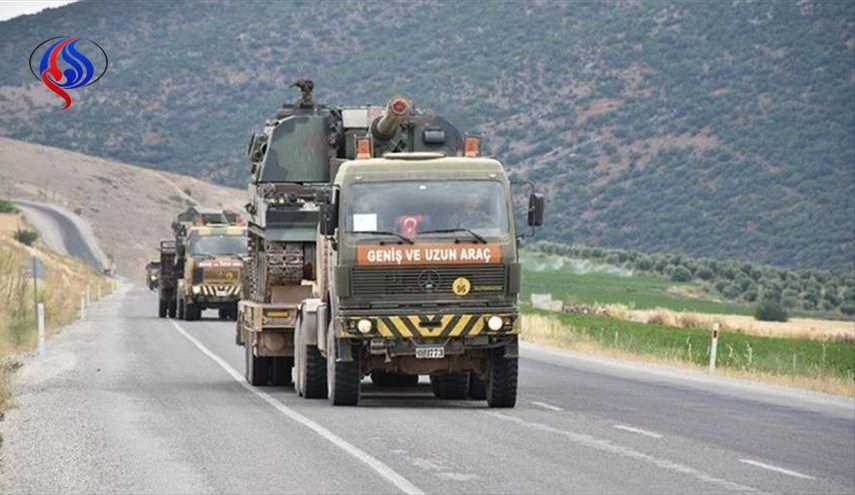 استقرار نیروهای ترکیه در مرز سوریه