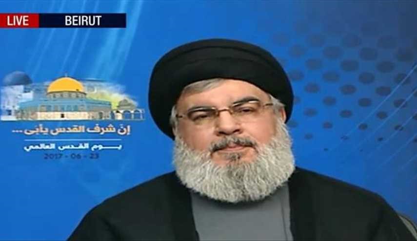 Regional crises serve Israeli interests: Nasrallah
