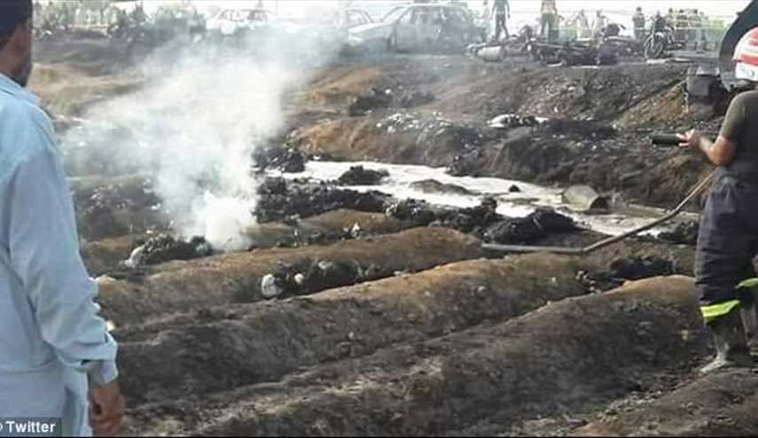 More than 120 People Burned Alive When Overturned Oil Tanker Explodes in Pakistan