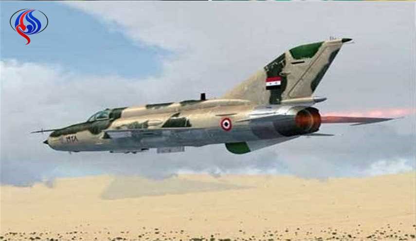 سلاح الجو السوري يفتك بارهابيي 