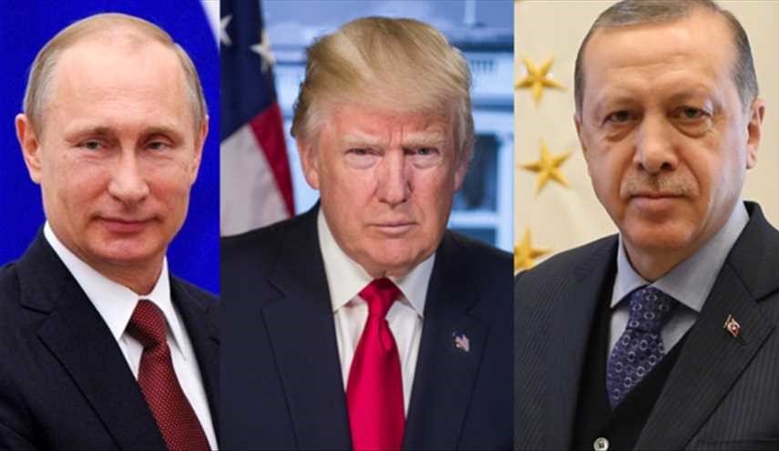 گفتگوی تلفنی اردوغان با پوتین و ترامپ