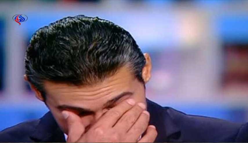 الفنان المصري ياسر جلال يبكي على الهواء..   والسبب؟