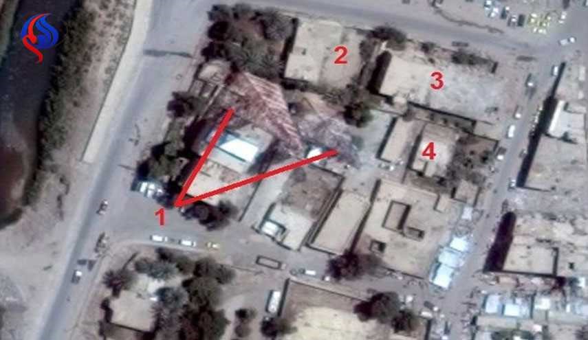 بالصور والخرائط.. أدلة على اصابة صواريخ حرس الثورة  مقار داعش بدقة