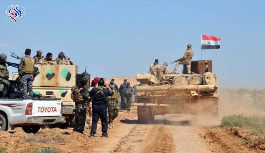 القوات العراقية يحرقان خمس مضافات لداعش في نفط خانة شمال شرق ديالي