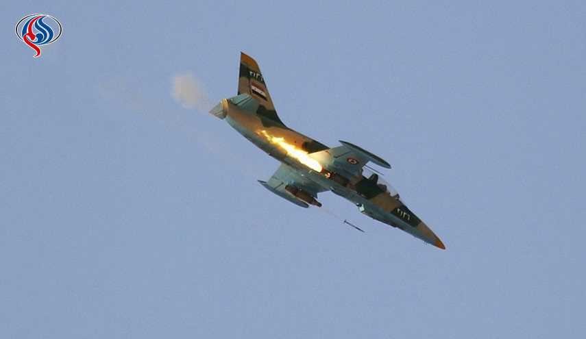حمله جنگنده های سوری به مواضع تروریست ها در مناطق مختلف