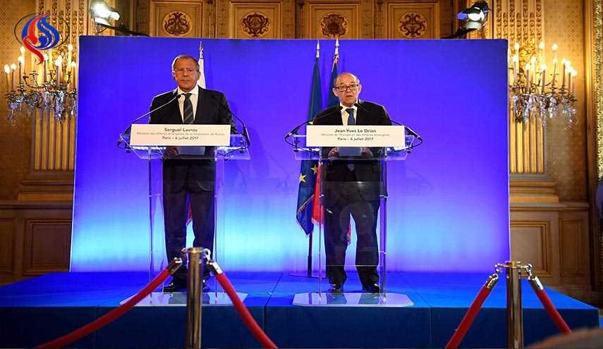 وزيرا خارجية روسيا وفرنسا: الأولوية لمكافحة الإرهاب