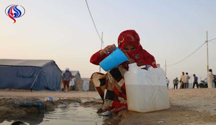 بحران آب در اردوگاه آوارگان عراقی +عکس