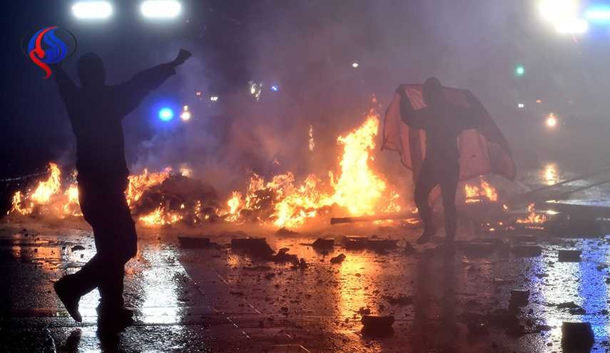 درگیری دوباره پلیس و معترضان در هامبورگ
