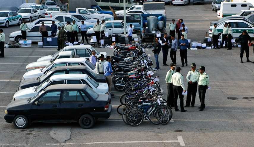 عرض لإنجازات الشرطة في مشروع تنظيف كرمان