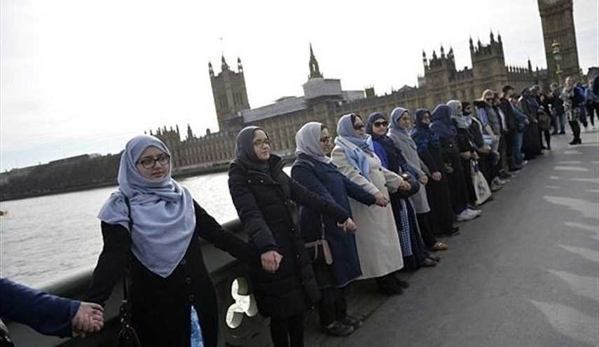 Helpless Muslims, victim of far-right gangs in Britain