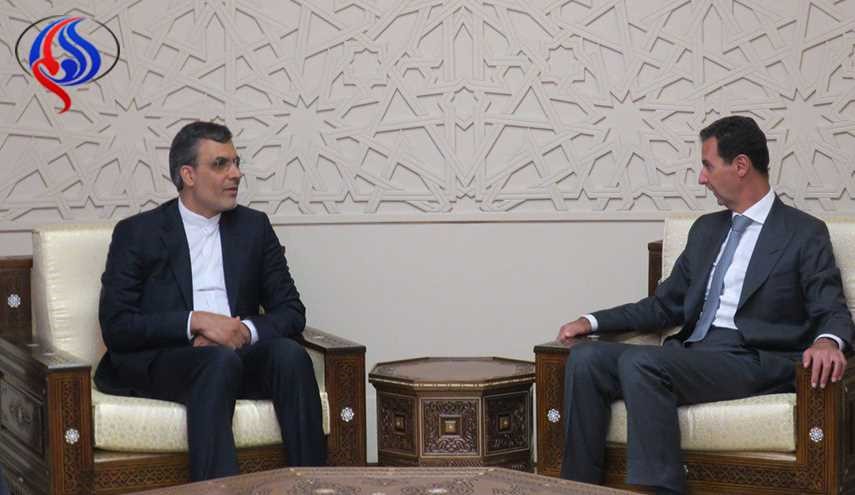 جابري انصاري يلتقي الرئيس الأسد
