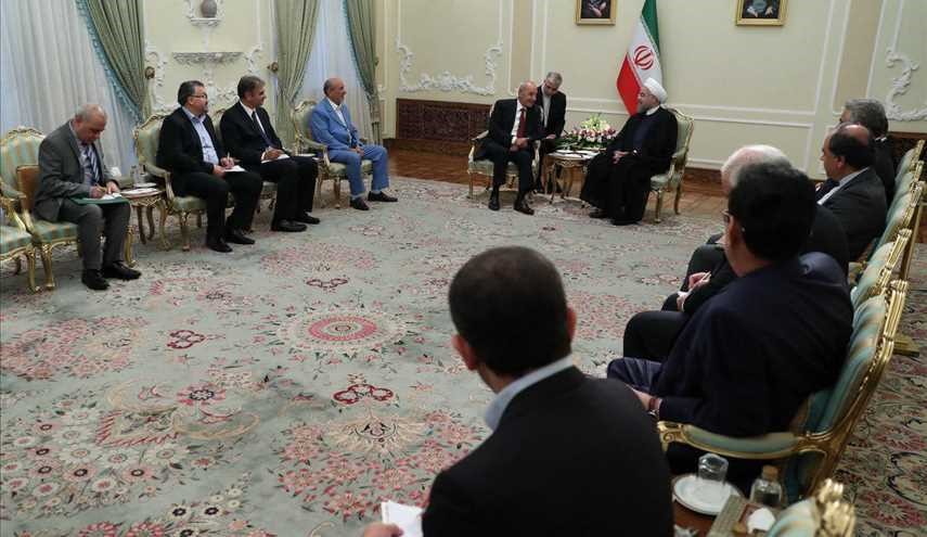 الرئيس روحاني يلتقي رئيس مجلس النواب اللبناني نبيه بري