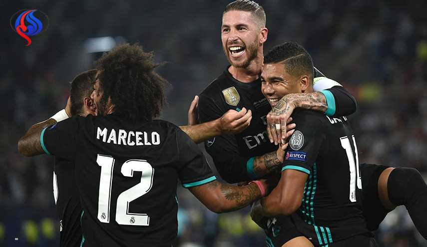 ريال مدريد يحرز كأس السوبر الاوروبية بعد فوزه على مانشستر يونايتد