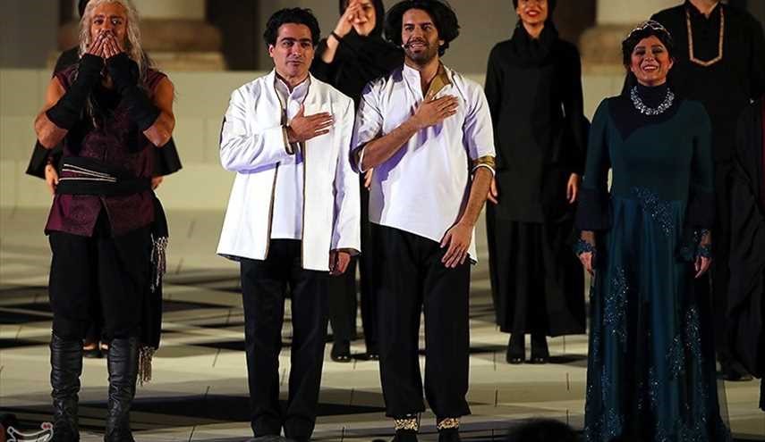 شجريان في حفل شاهنامه للوسائط المتعددة