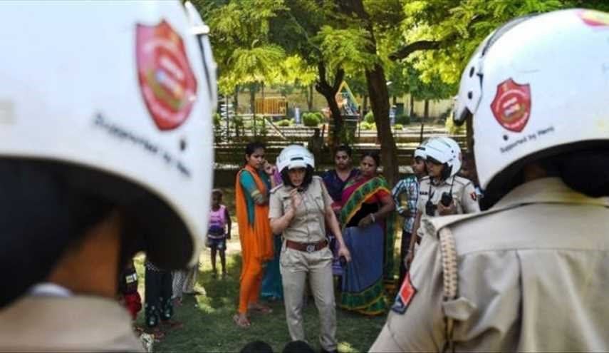 قوة أمنية أنثوية في الهند لمكافحة العنف ضد النساء