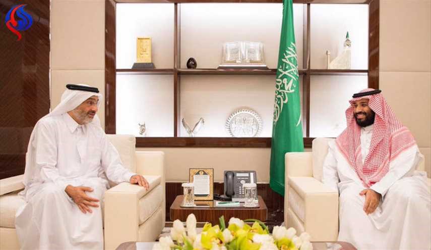 محمد بن سلمان يوجه رسالة إلى الأسرة الحاكمة في قطر