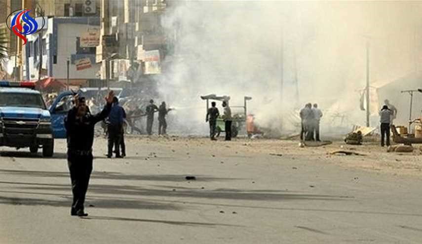 إصابة خمسة أشخاص بانفجار عبوة ناسفة شمالي بغداد