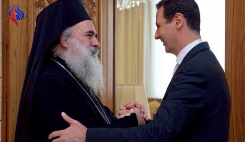 عضو كنيست تطالب بمحاسبة المطران حنا على خلفية زيارته لسوريا ولقائه الأسد