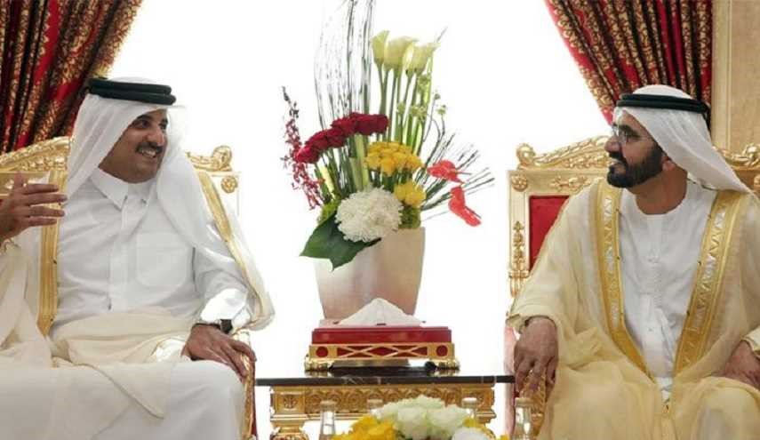 الكشف عن مكالمة سرية بين حاكم دبي وأمير قطر.. ماذا دار فيها؟!