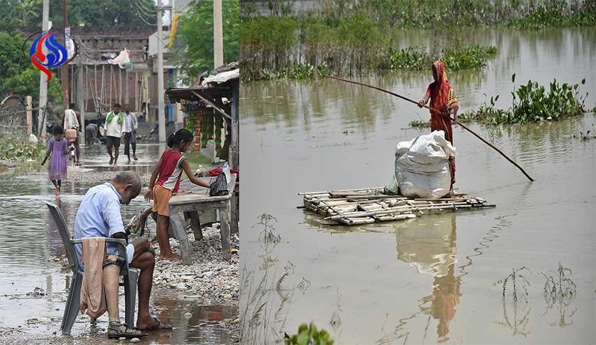 حصيلة الفيضانات بجنوب آسيا تتجاوز ألف قتيل وملايين المحاصرين