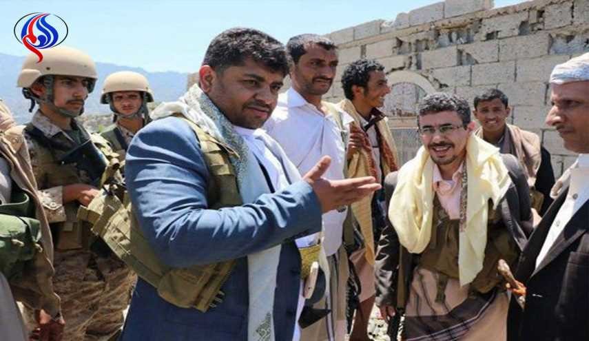 رئيس اللجنة الثورية اليمنية العليا يزور المقاتلين بجبهة نهم