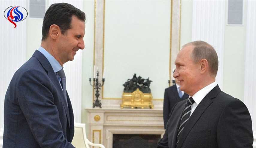 رسالة من بوتين للأسد