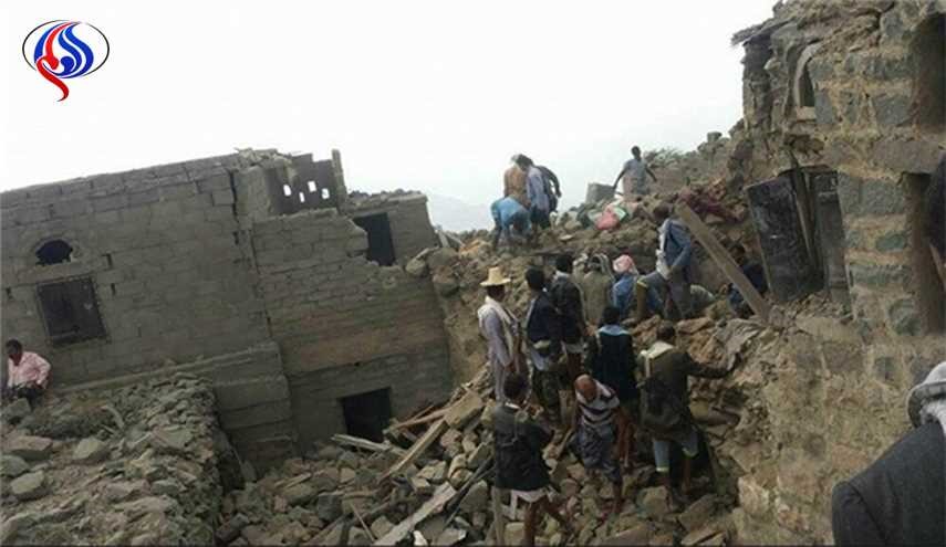 8 شهداء وجرحى مدنيين اثر غارة للتحالف السعودي شمال اليمن