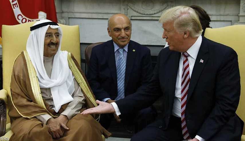 أمير الكويت يجري مباحثات مع الرئيس الأميركي