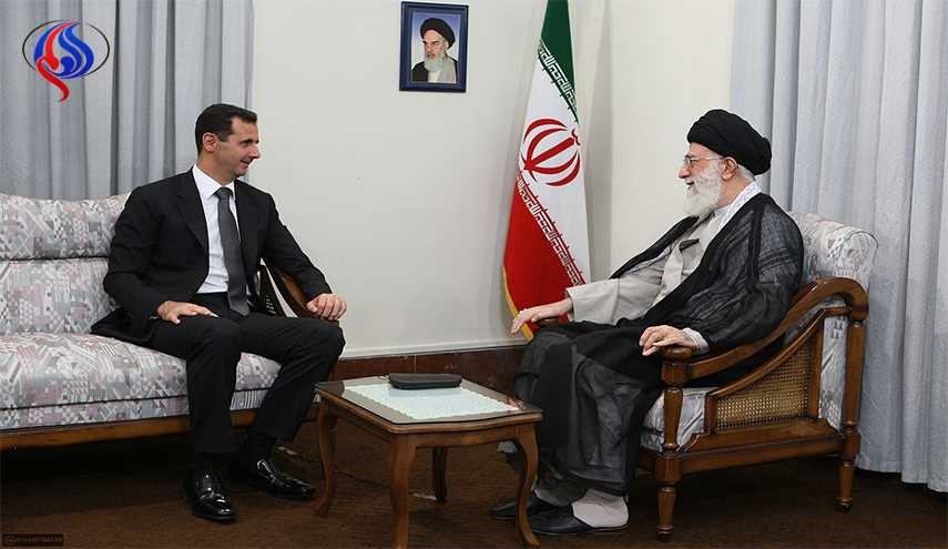 الرئيس السوري يوجه رسالة إلى قائد الثورة الإسلامية + صورة