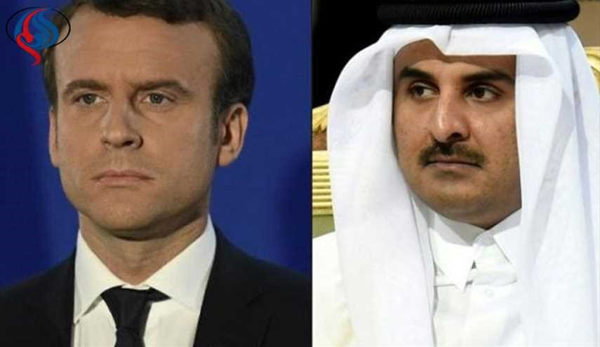الرئيس الفرنسي يلتقي امير قطر الجمعة