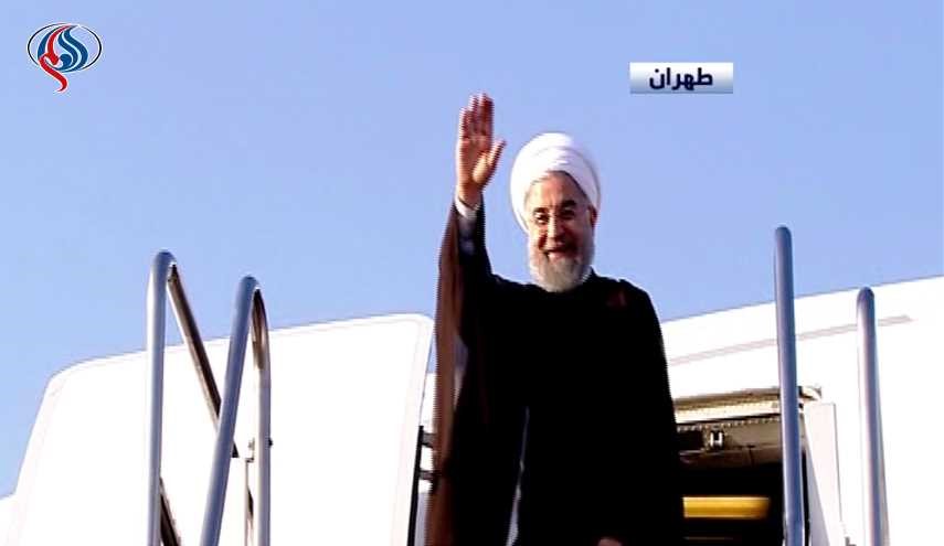 روحاني يغادر طهران متوجها إلى نيويورك للمشاركة في اجتماعات الأمم المتحدة