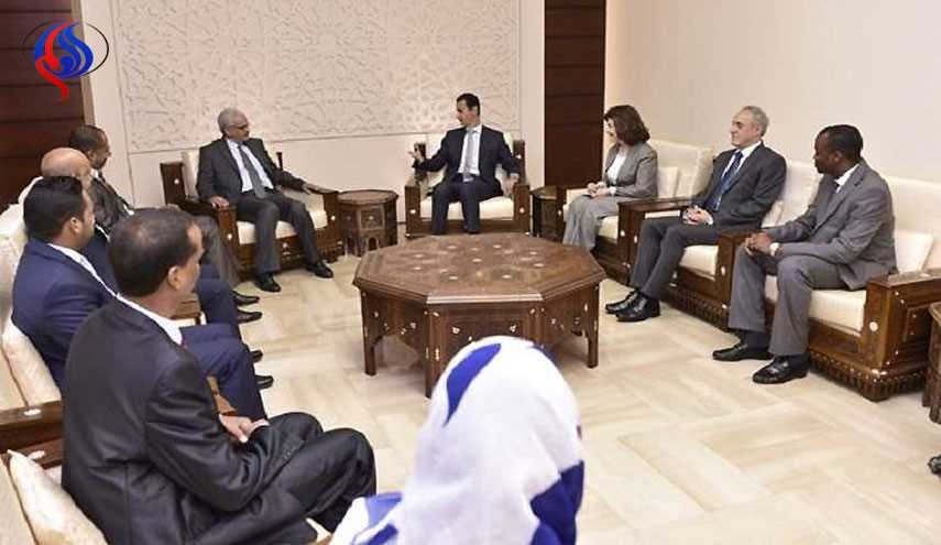 هذا ما قاله الأسد لوفد موريتاني