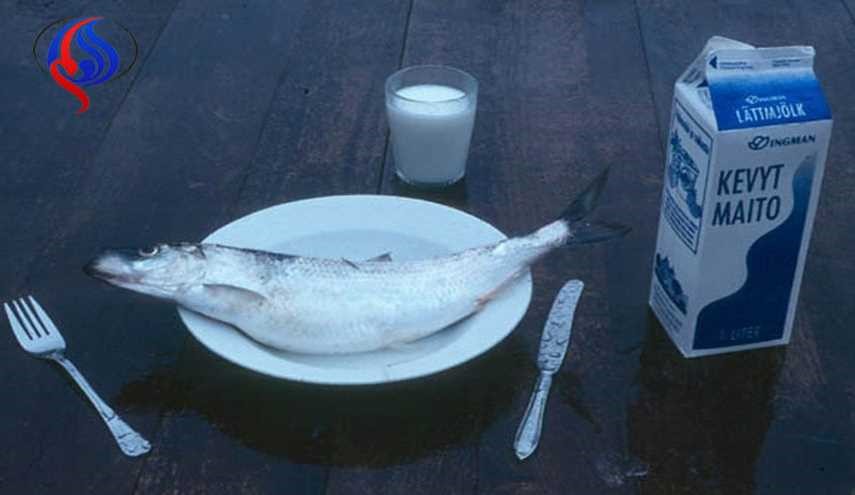 هل تعتقد ان تناول السمك مع الحليب يتسبب في الإصابة بأمراض جلدية؟