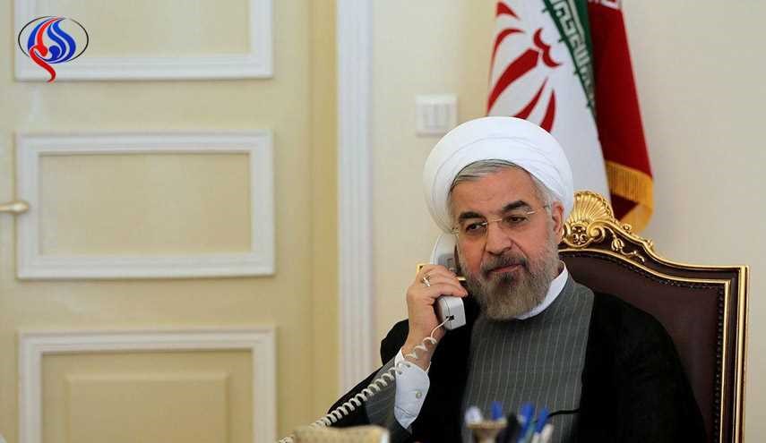الرئيس روحاني يتصل هاتفيا بأردوغان والعبادي