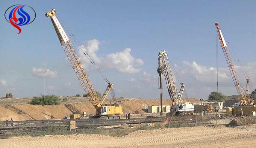 الاحتلال يعلن استكمال بناء المقطع الأول من العائق شمالي غزة