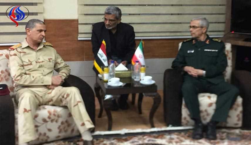 بالصور.. اللواء محمد باقري يستقبل رئيس هيئة الاركان العراقية