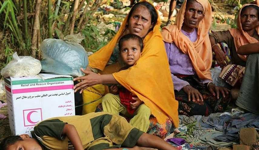 الدفعة الثالثة من المساعدات الإنسانية الایرانیة الى مسلمي ميانمار