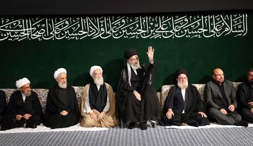 إقامة مراسم العزاء الحسيني لليلة الثانية بحضور قائد الثورة الاسلامية