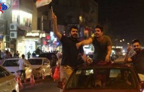 ویدیو؛ جشن عراقی های تهران برای آزادی موصل 