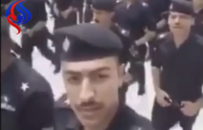 رژه پلیس کربلا در بین الحرمین به مناسبت ازاد سازی موصول + فیلم