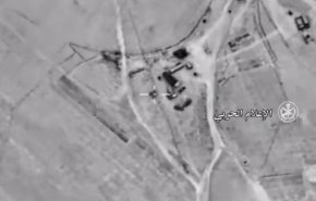 ویدیو؛ حمله جنگنده های روس به مقرهای داعش در حومه حمص