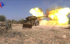 حمله ارتش سوریه به مواضع تروریستها در اطراف تدمر