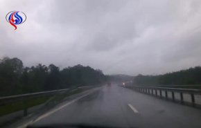 سقوط تریلی به دره مرگ + فیلم