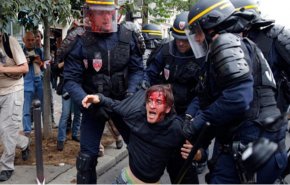 ده‌ها زخمی در تظاهرات ضدهسته‌ای فرانسه
