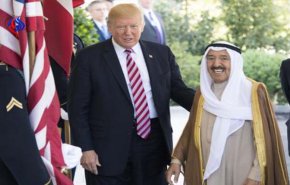 تکرار ادعاهای ترامپ علیه ایران در کنار امیر کویت+ویدئو