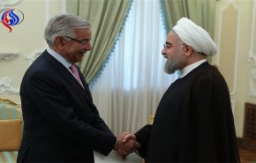دیدار وزیر خارجه پاکستان با روحانی