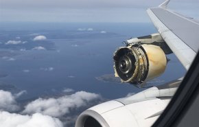 فروداضطراری هواپیمای مسافربری ایرفرانس با520 سرنشین+ویدئو